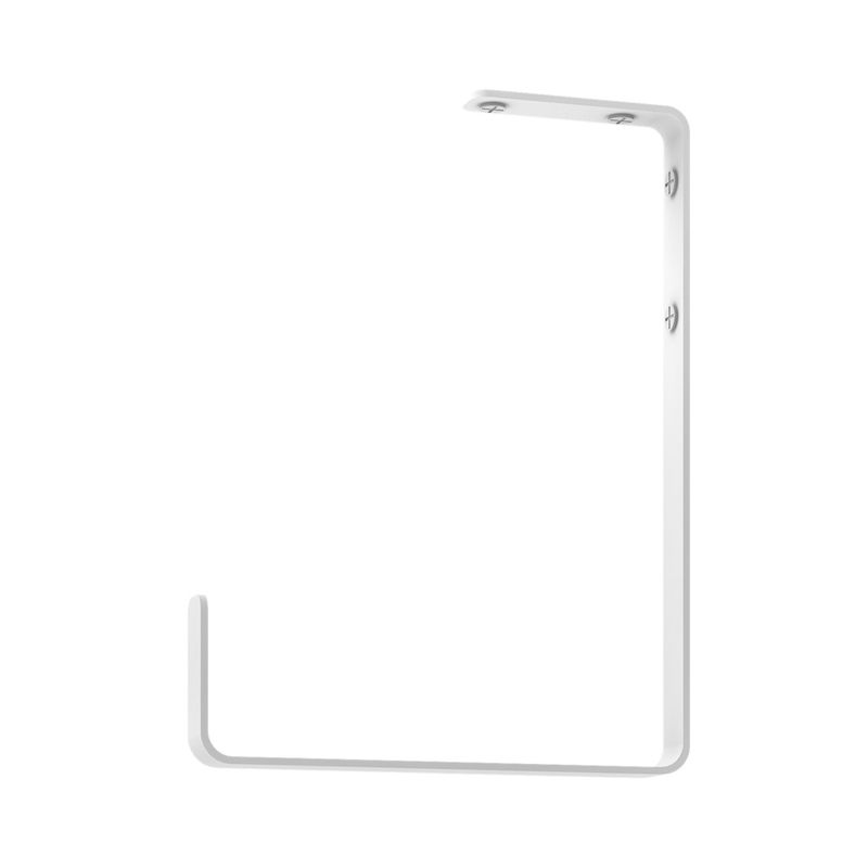 Gancho para Parede e Teto Até 25Kg 12cm Aço Branco