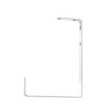 Gancho para Parede e Teto Até 25Kg 12cm Aço Branco