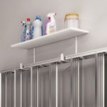 Gancho para Parede e Teto Até 25Kg 12cm Aço Branco