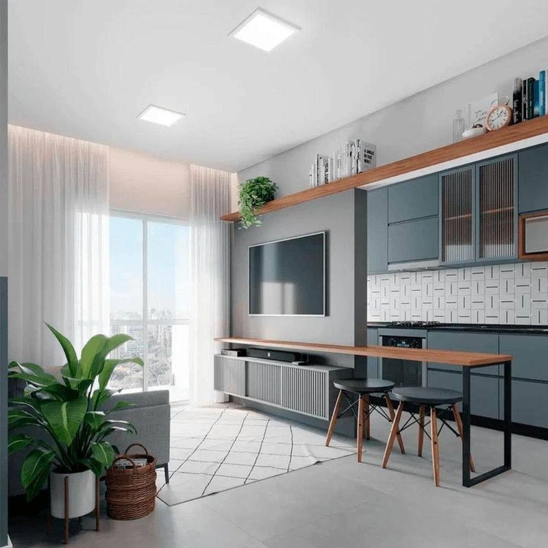 Painel de Led de Sobrepor Pop 18w 19x19cm 1080 lúmens Luz Branca