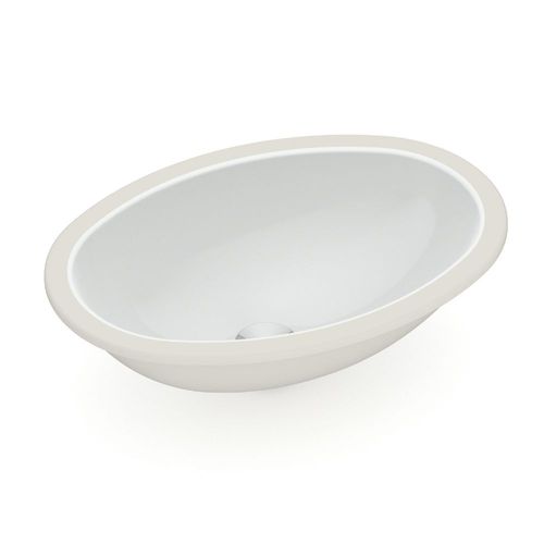 Cuba de Embutir Oval Branca 49,5x33,5cm Louça Celite