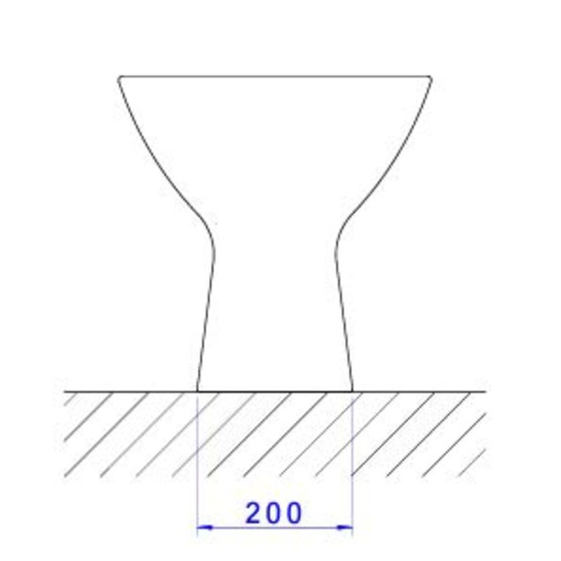 Vaso Sanitário Convencional Saída Vertical Izy Branco Deca