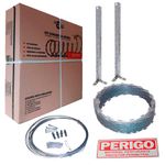 Kit Concertina Aço Galvanizado 45cm 5m Calhaforte