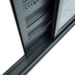 Veneziana 6 Folhas sem Grade Alumínio Preto 100x200cm