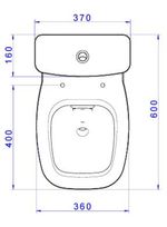 Kit Vaso Sanitário com Caixa Acoplada Flex 3/6L Branco Deca