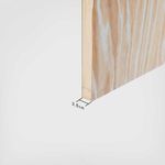 Folha de Porta Lisa Sarrafeada para Pintura Pinus 210x82cm