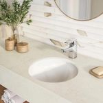 Cuba De Embutir Louça IL61-00 Redonda 31cm Branca