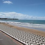 Piso Cimentício Copacabana Preto e Branco 30,7x30,7cm Amarrado c/ 5 Un