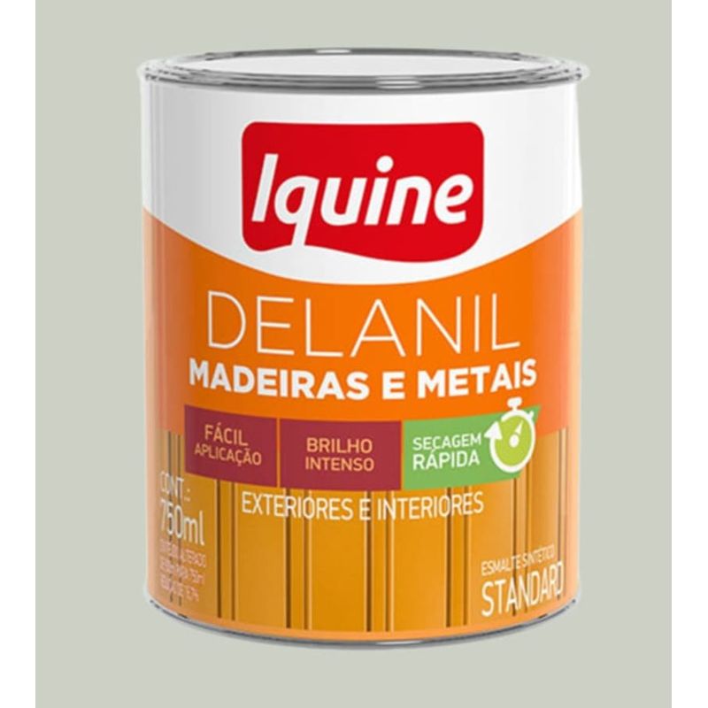 Esmalte Standard Sintético Alto Brilho Delanil Gelo 750ml