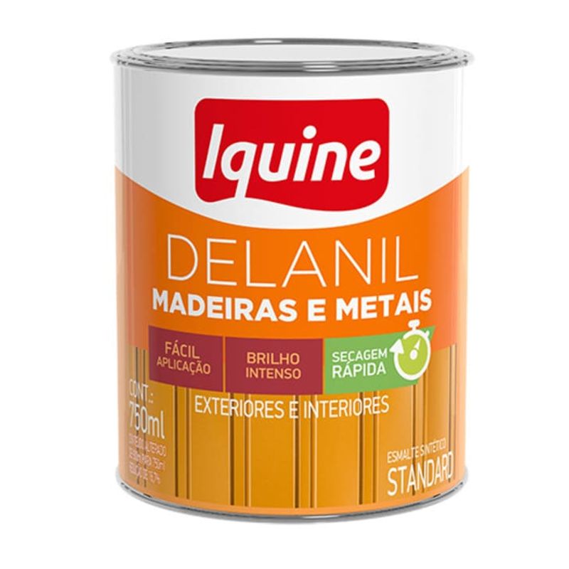 Esmalte Standard Sintético Alto Brilho Delanil Gelo 750ml