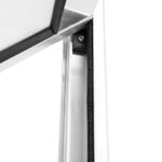 Maxim-ar Vidro Boreal com Grade Alumínio Brilhante 60x60cm