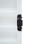 Veneziana 3 Folhas sem Grade Alumínio Branco 100x100cm