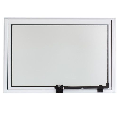 Maxim-ar Vidro Boreal sem Grade Alumínio Branco Standard Proex