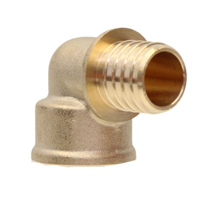 Cotovelo Fixo Fêmea Metálico Pex 25mmx3/4" Astra