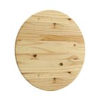 Tampo Redondo para Mesa Pinus Rústico 100x100x2,8cm