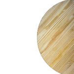 Tampo Redondo para Mesa Pinus Rústico 100x100x2,8cm