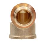 Cotovelo Fixo Fêmea Metálico Pex 20mmx1/2" Astra