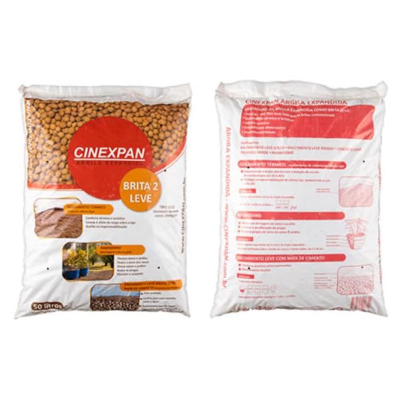 Argila Expandida 2215 50L Cinexpan