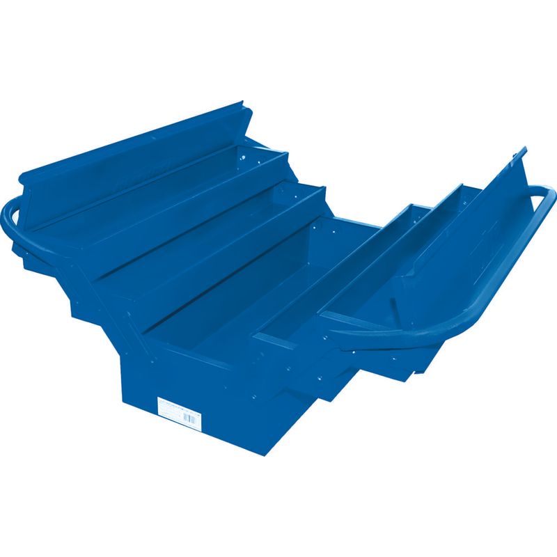 Caixa Sanfona para Ferramentas 5 Gavetas 50x20x21cm