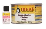 Massa Adesiva Plástica Preto 400g Ibere