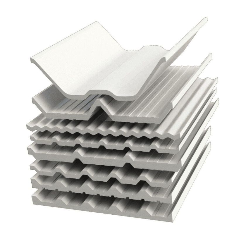 Núcleo EPS para Telha Termoacústica TR40 1000x980x30mm Eme EPS