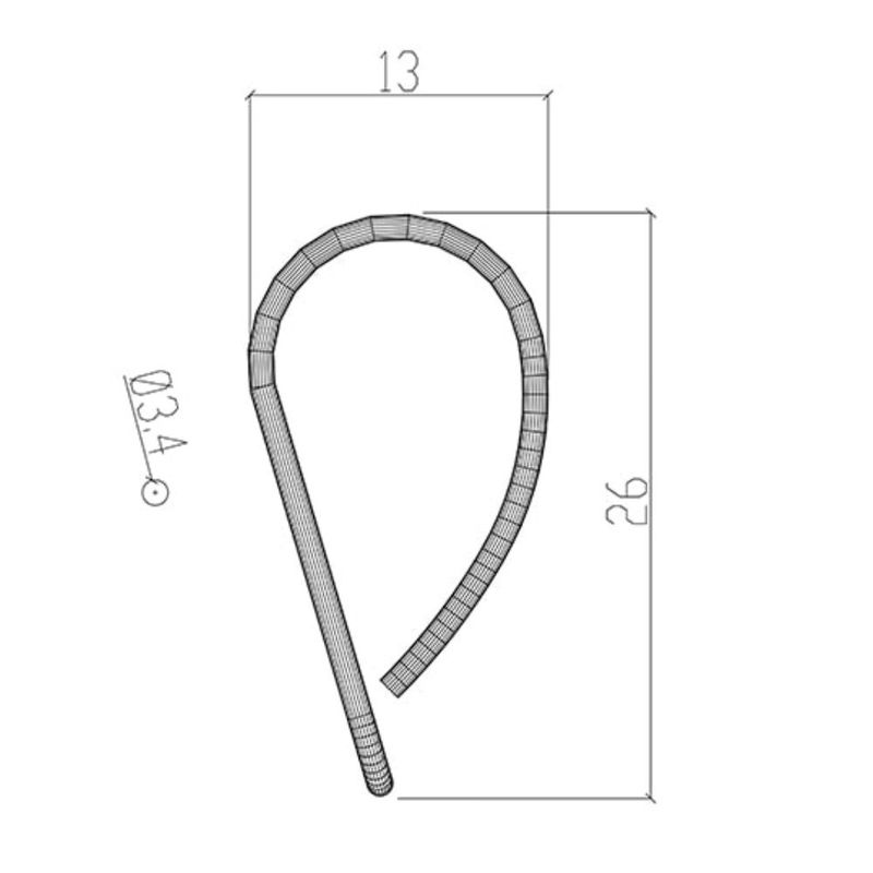 Tirante com Virola para Sustentação Aço Galvanizado 1,5m Multiperfil
