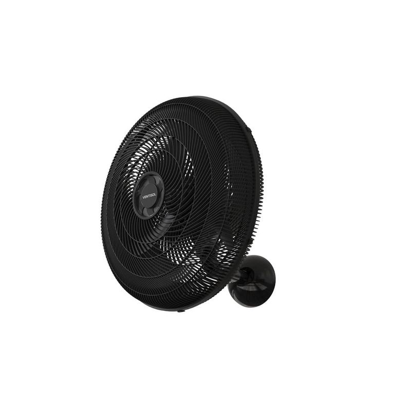 Ventilador de Parede New Preto com 3 Pás 50cm 130W 220V