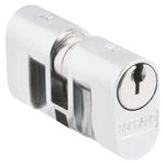 Cilindro com Parafuso Py para Fechadura Papaiz 02 Chaves 50mm Cromado