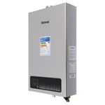 Aquecedor de Água a Gás GN 15L E15 Inox FEHGN8 Digital Bivolt Rinnai