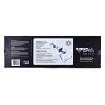 Kit Acessórios para Fixar Inox Quadra com 5 peças Preto Fosco