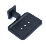 Kit Acessórios para Fixar Inox Quadra com 5 peças Preto Fosco