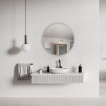 Espelho Lapidado Slim Redondo 50cm