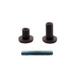 Parafuso União Haste 29,5mm Marrom 10 Peças