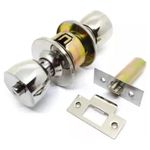 Fechadura  Externa Tubular 90MM Tulipa Inox Polido