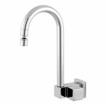 Torneira para Cozinha Parede 1/4V Bica Alta Cromada Giratória All