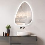 Espelho Lapidado Slim Led Orgânico 60x80cm