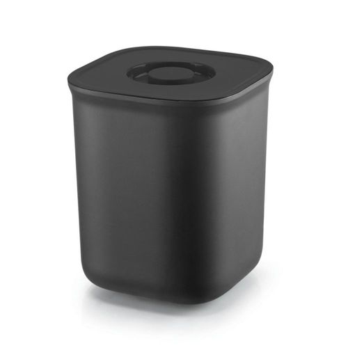 Lixeira Quadrada 4L Preta com Tampa Daplast