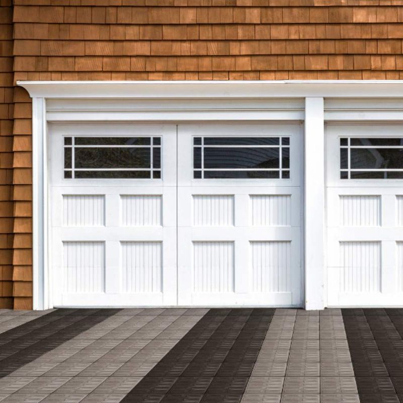 Piso Cimentício Rampa Filete Cinza 30,7x30,7cm Amarrado c/ 5 Un