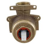 Base Monocomando para Chuveiro Baixa e Alta Pressão Bruto 3/4"