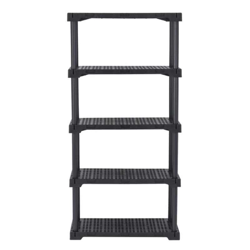 Estante Ecológica 05 Prateleiras 167x82x42cm Preta