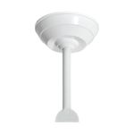 Ventilador de Teto Lumi Branco 1 Lâmpada Controle Parede 220V