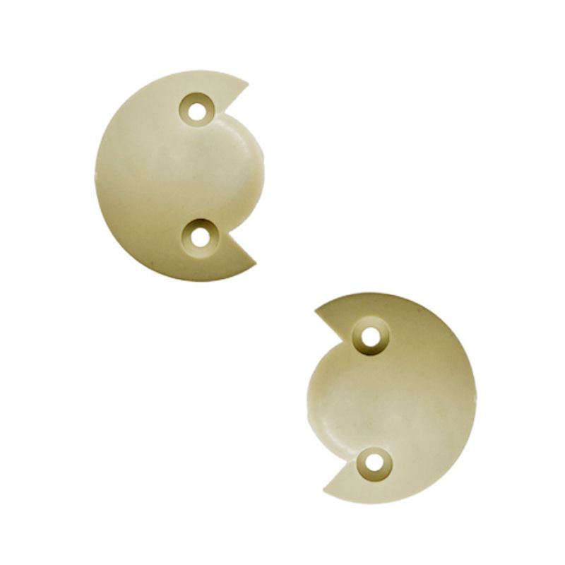 Cantoneira para Fixação de Espelho 90 Graus Marfim 10 Peças