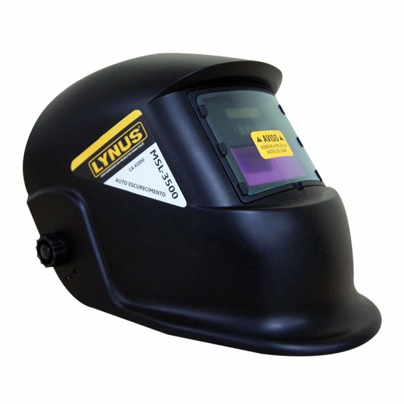 Máscara de Solda Automático 3 a 11 MSL-3500 Preto CA.41890 Lynus