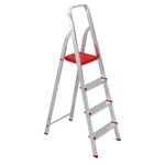 Escada Multiuso de Alumínio 4 Degraus 1,39m até 120Kg