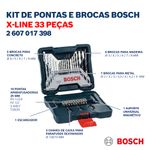 Kit X-Line com 33 peças