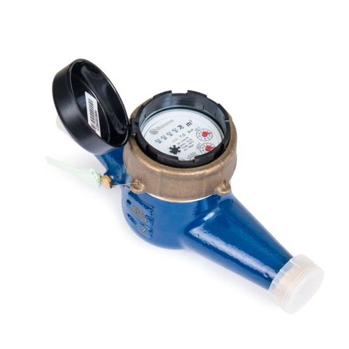 Hidrômetro Multijato 20m3/h 1.1/2" QN10 Metal Saída Pulsada Energyrus