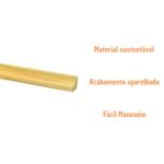 Meia Cana Aparelhado de Pinus 2x2cm 2m