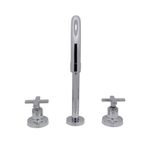 Misturador para Banheiro Mesa Bica Alta 1/4V Cromado 3196