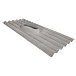 Telha Claraboia Fibrocimento Cinza 6mm 2,44x1,1m Brasilit