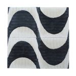 Piso Cimentício Copacabana Preto e Branco 20x20cm Amarrado c/ 10 Un